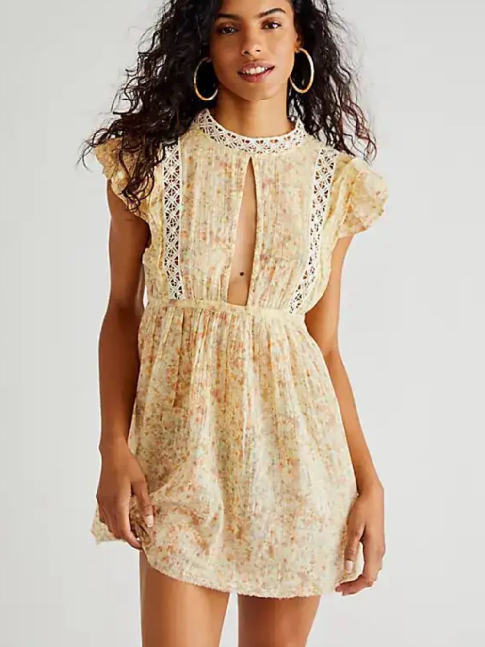 Free People Raw Edge Dress